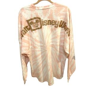 Walt Disney World Spirit Jersey Tie-Dye Pink Size medium EUC AA 0943